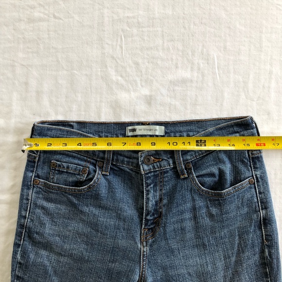 Levi’s Jeans Women's Size 6 Long Blue 505 Straight Leg Jeans Classic - Picture 8 of 13